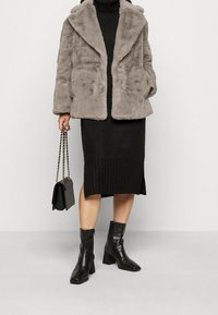 New Look Petite Vinterjacka - mottled dark grey
