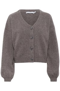 MANZI - Gilet - chestnut melange