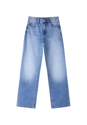 Stradivarius, D92 STRAIGHT WIDE-LEG JEANS - Wide Leg - destroyed denim
