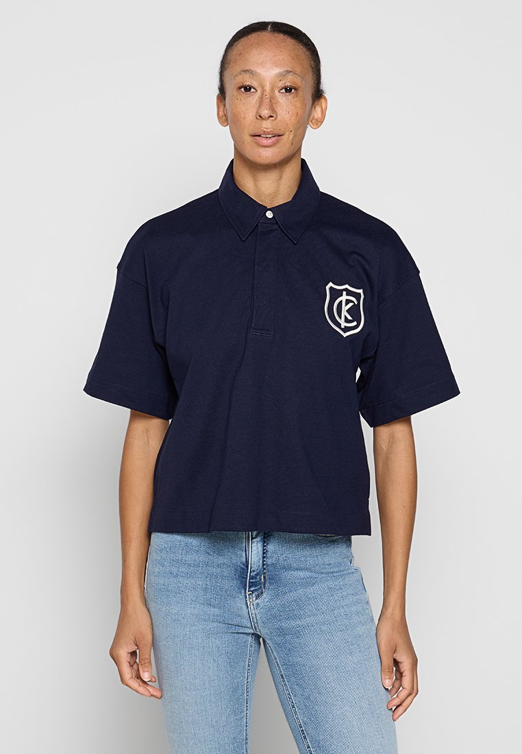 Calvin Klein Jeans Poloshirt blauw Calvin Klein Jeans Poloshirt blauw