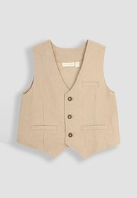 JoJo Maman Bébé 3-PIECE SET - REGULAR FIT - Vestă costum - natural