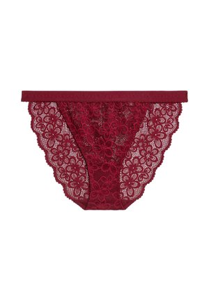 CLEO TANGA - Bikini-Hose - dark red mix