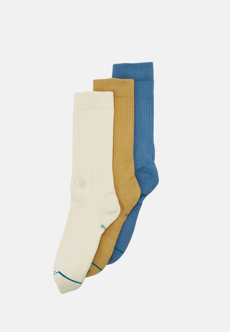 Stance ICON 3 PACK - Calze - cream