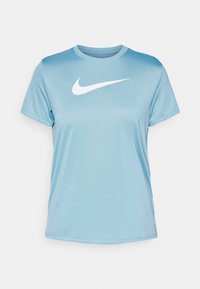 Unselected, denim turquoise/white