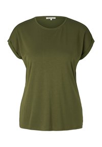 TOM TAILOR DENIM FLUENT TEE - T-shirt basic - cypress olive