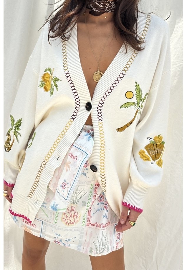 Never Fully Dressed Strickjacke - off-white