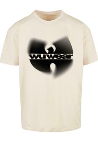 FADED LOGO OVERSIZE TEE - Tričko s potlačou - sand