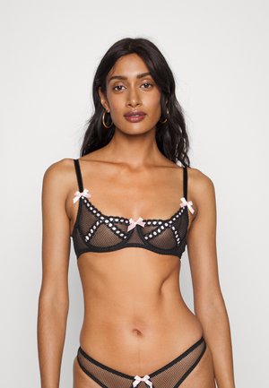 ROZEY BRA - Podprsenka s kosticemi - black/pink