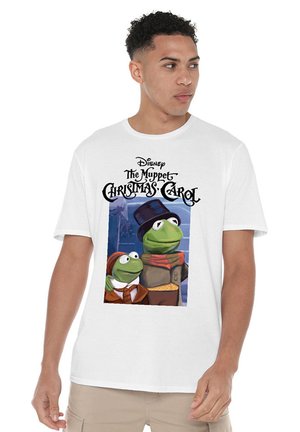 Disney, THE MUPPETS CHRISTMAS CAROL KERMIT - Print T-shirt - white