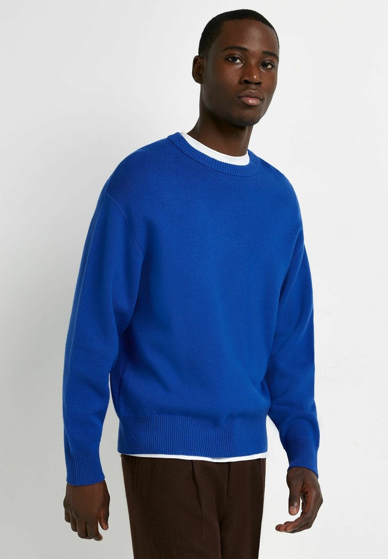 River Island Strickpullover blue bright/royal Zalando.de