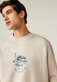 Next CREW NECK - Bluză de molton - neutral
