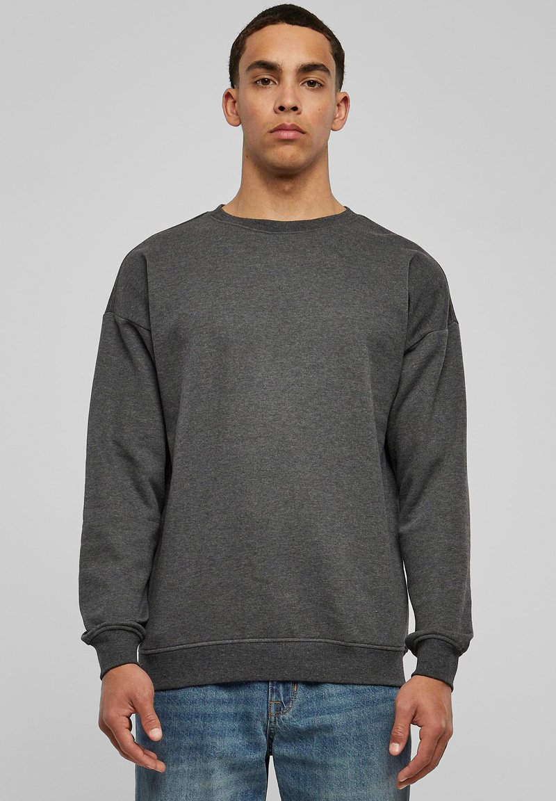 Urban Classics SWEAT CREWNECK - Felpa - charcoal