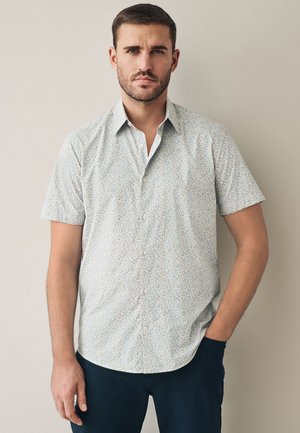 SHORT SLEEVE LIBERTY  - Ing - blue ditsy lemon