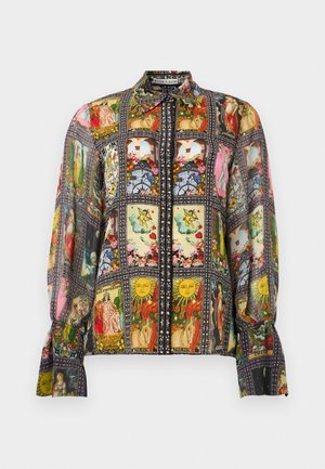 WAN SLIT CUFF BUTTON - Blúzka so zapínaním na gombíky - multi-coloured