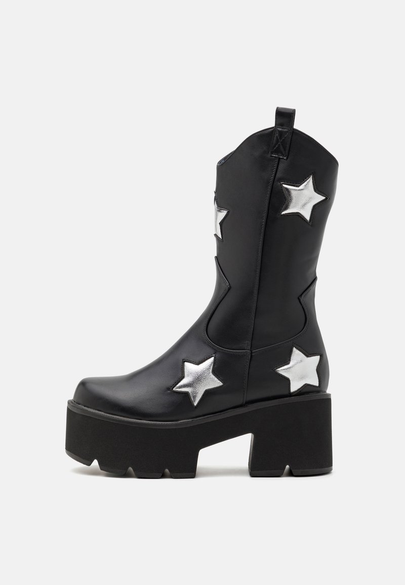 LAMODA ENCHANTED - Platform boots - black/black - Zalando.ie