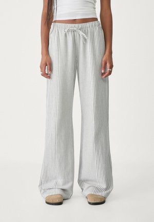 Stoffhose - silver-coloured