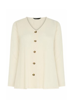 Yours Clothing, PLUS SIZE CASUAL TOPS - Cardigan - cream