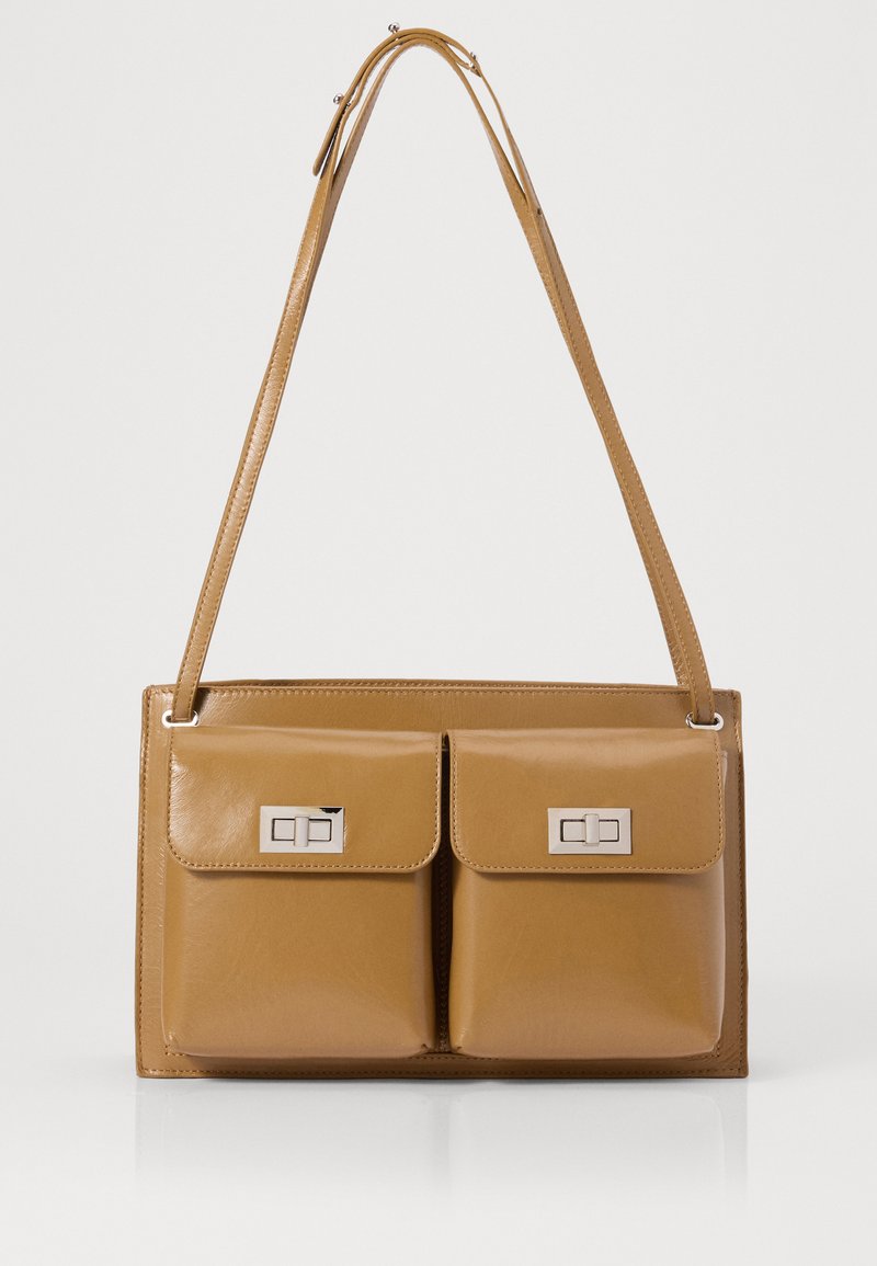 BY FAR BILLY TOTE CREASED - Handbag - sparrow