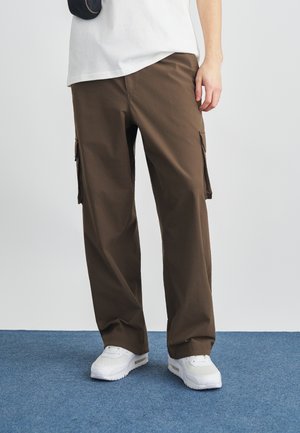 Pantalon cargo - dark hazel