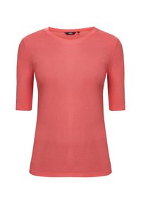 Basic Modal T-Shirt - Basic T-shirt - bright coral