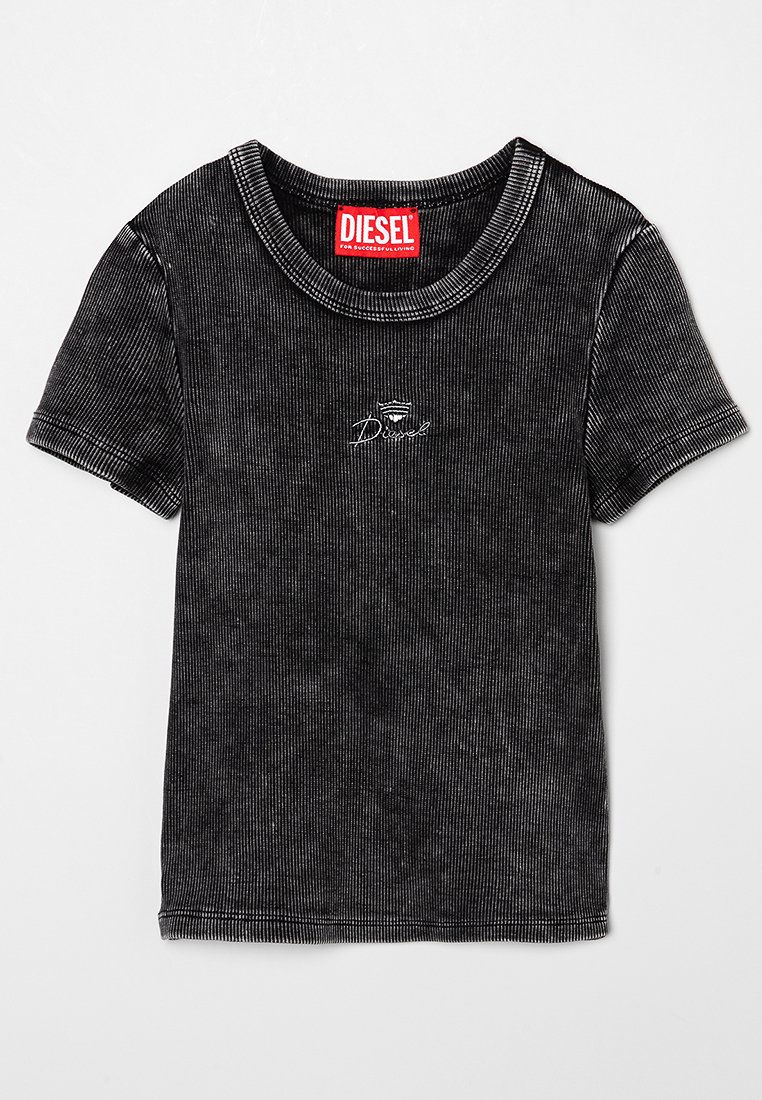 Diesel T-shirt basic zwart Diesel T-shirt basic zwart