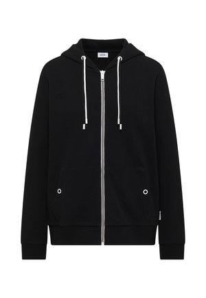 Cecil, LANGARM JACKE MIT KAPUZE UND STRUKTUR - Gilet - black