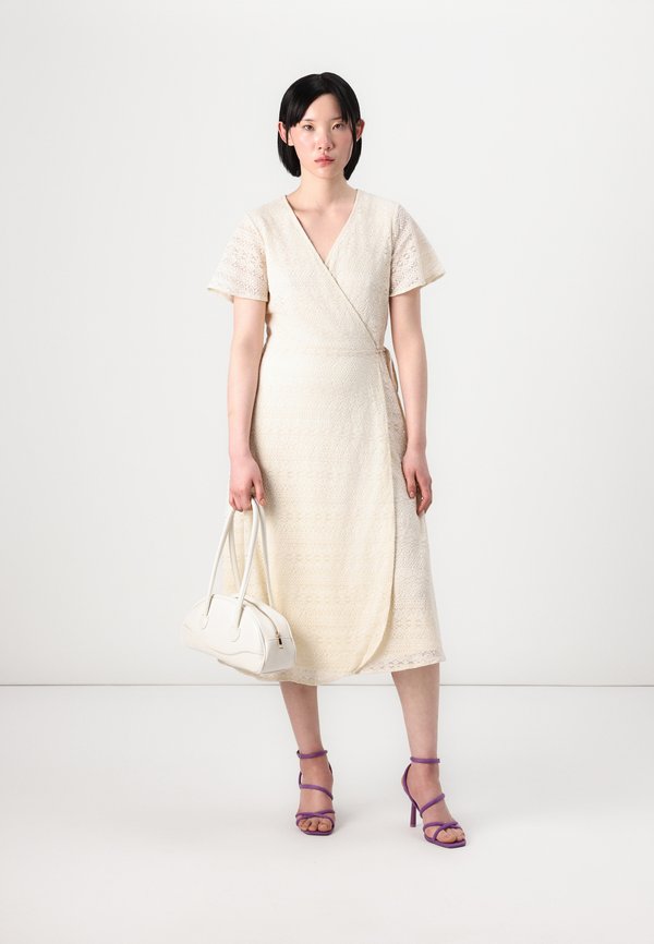 VICHIKKA MIDI WRAP DRESS - Day dress - birch2
