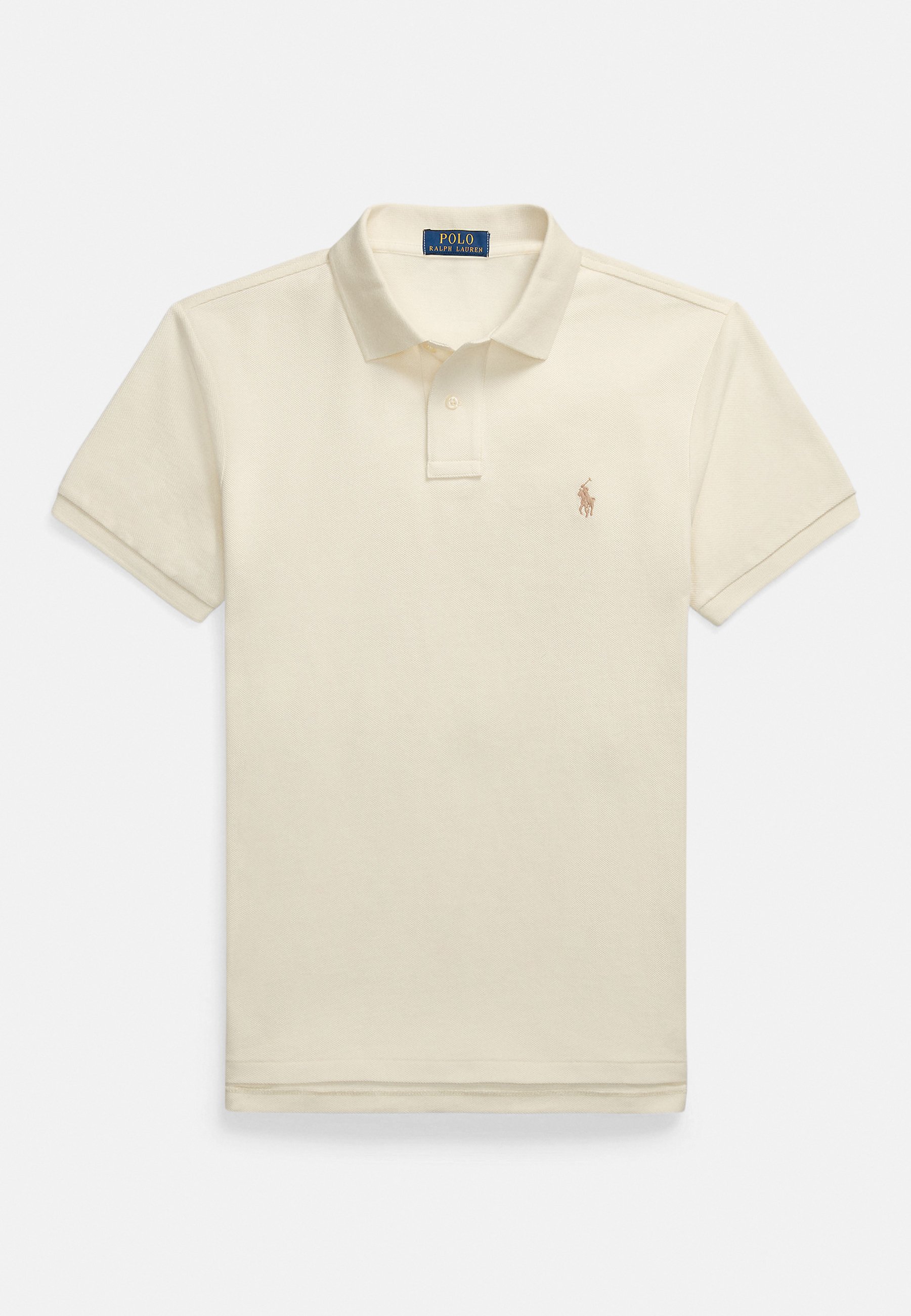 Polo Ralph Lauren SHORT SLEEVE - Bluză polo - parchment cream/alb