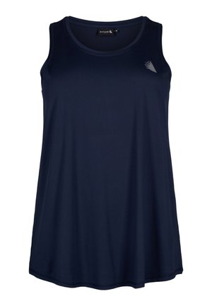 Active by Zizzi MIT RUNDHALSAUSSCHNITT - Top - night sky