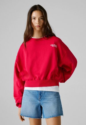 REFLECT LOGO CREW - Felpa - framboise pink