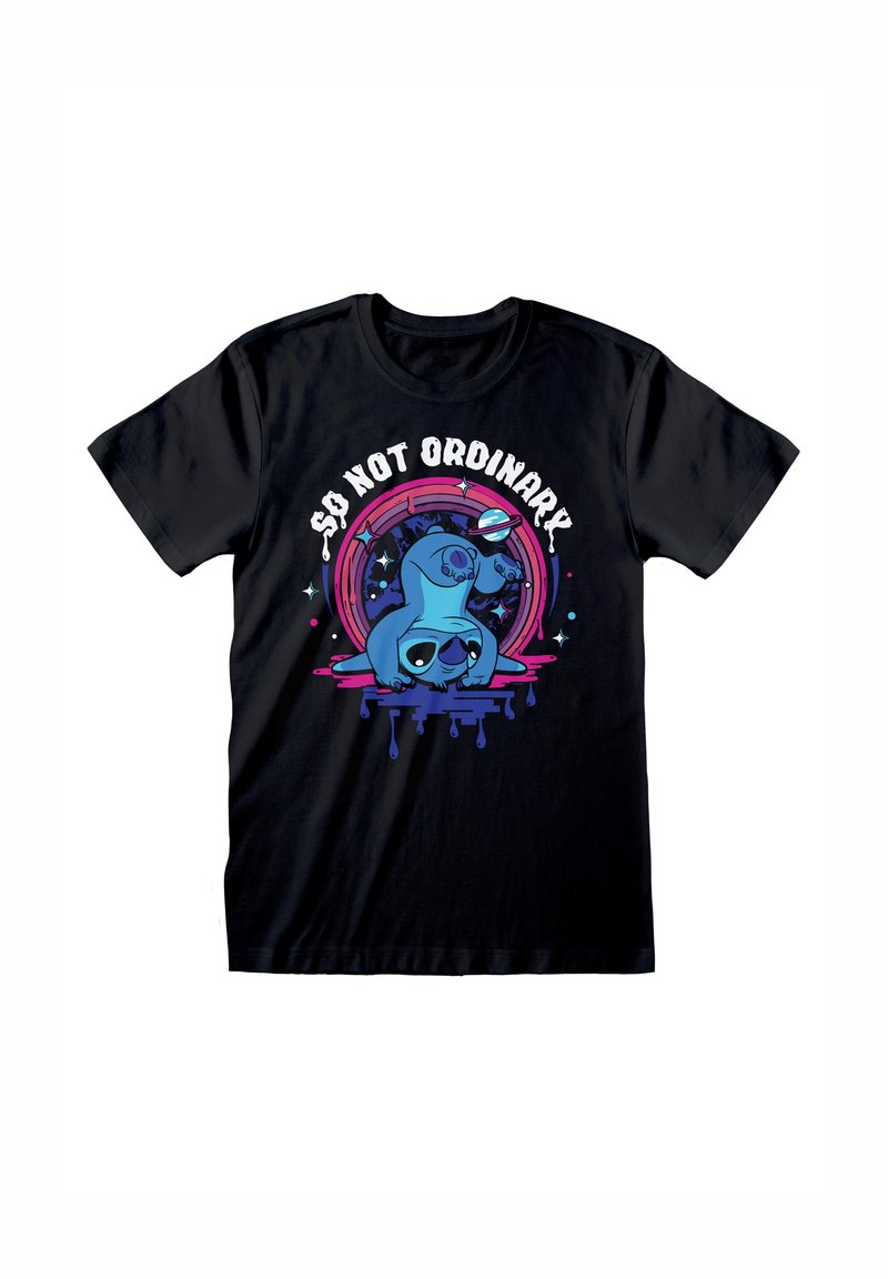 Henry Tiger DISNEY LILO AND STITCH NOT ORDINARY - Triko s potiskem - black
