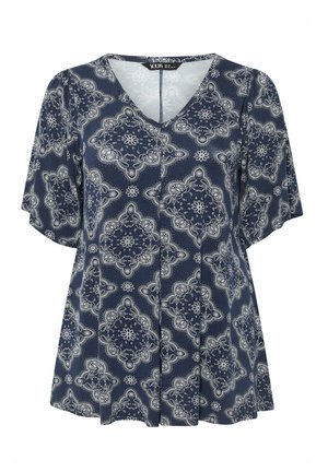 Yours Clothing, PLUS SIZE T-SHIRTS - T-shirts print - blue
