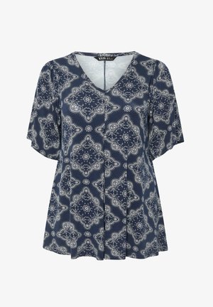 Yours Clothing, PLUS SIZE T-SHIRTS - T-Shirt print - blue