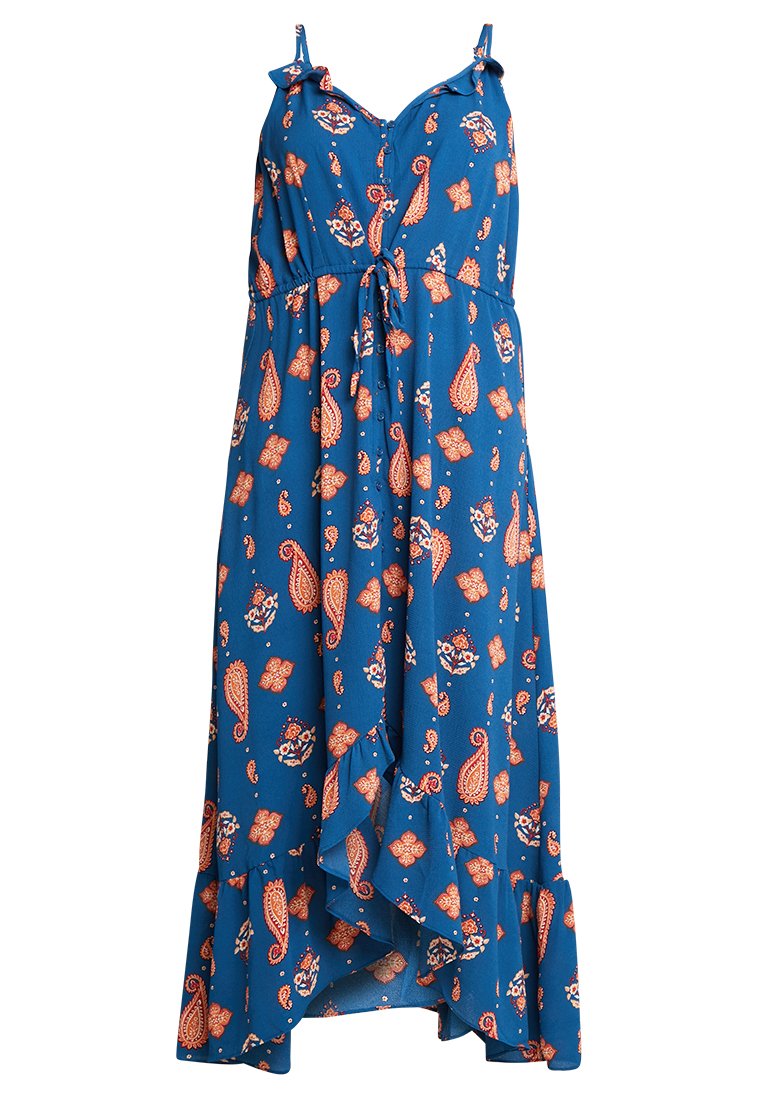 City Chic Maxi-jurk blauw