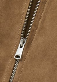 REGULAR FIT  GIA ZIP THROUGH  - Bőrdzseki - tan