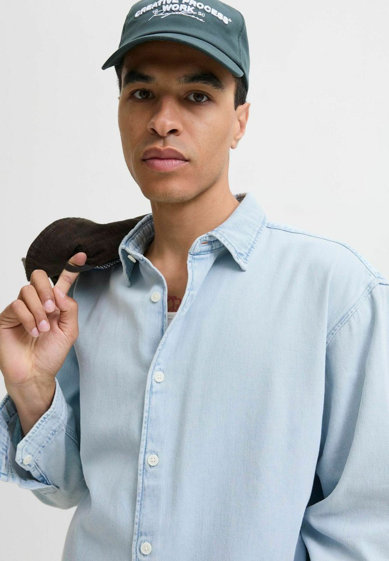 Jack Jones JORNORREBRO Shirt light blue denim/light-blue