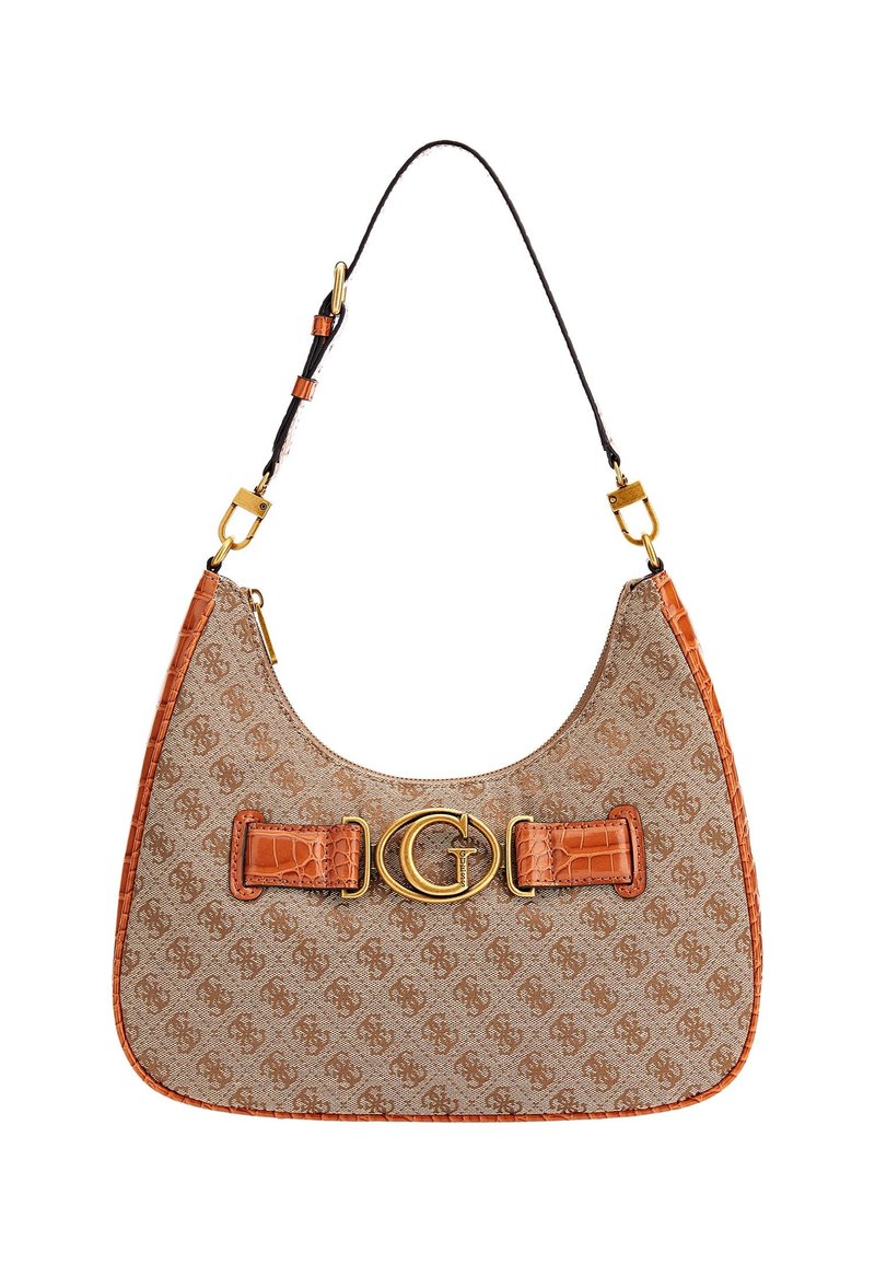 Guess HOBO AVIANA 4G LOGO Handbag braun/brown Zalando.de