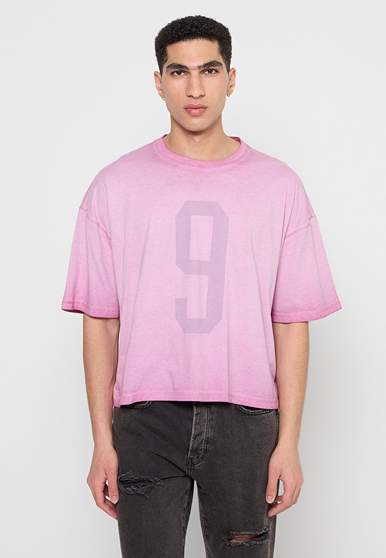 Hollister Co. T-shirt print roze