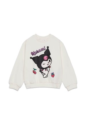 Terranova, CON STAMPA KUROMI - Felpa - bianco lana