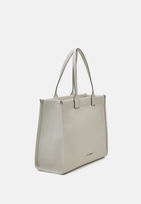 KARL LAGERFELD SKUARE TOTE GRAINY - Pirkinių krepšys - off white