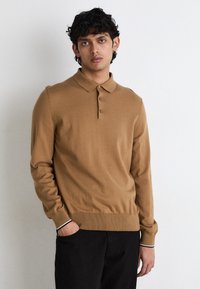 BOSS - GEMELLO - Ilgarankovis viršutinės dalies drabužis - medium beige Miniatiūros vaizdas 1