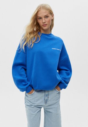 EMBROIDERED - Mikina - royal blue