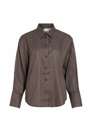 VILA, SHIRT VILORA STRIPED - Chemisier - coffee bean