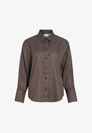 VILA, SHIRT VILORA STRIPED - Chemisier - coffee bean