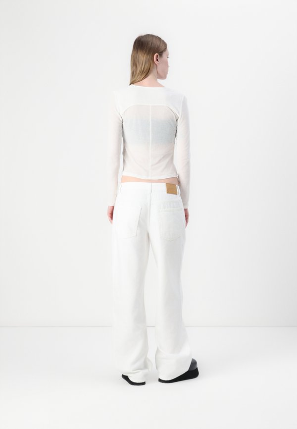 Straight leg jeans - eggshell3