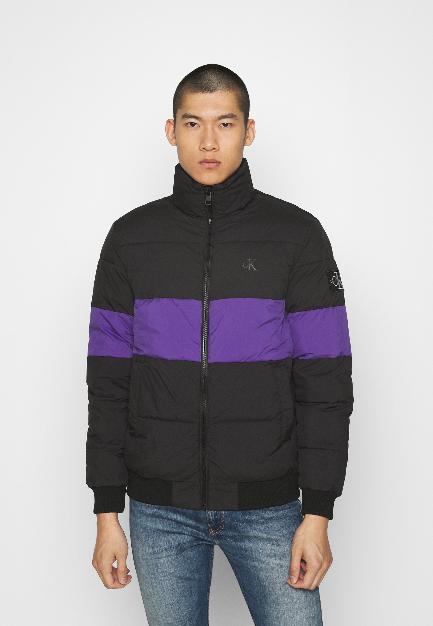 calvin klein logo jacket