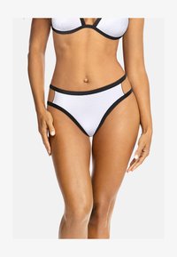 Wybrany, strukturalna tkanina - paski na biodrach