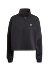 HALF ZIP - Melegítőfelső - black