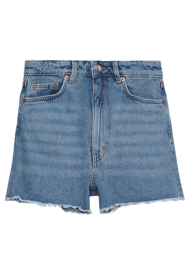 Monki Jeansshort blauw denim/bluedenim
