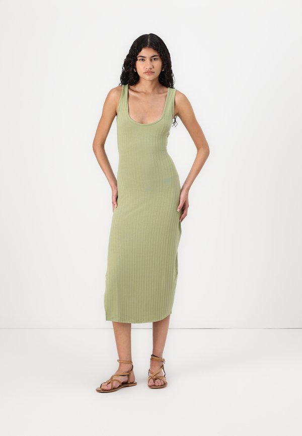 TAKE A LOOK - Jersey dress - avocado2